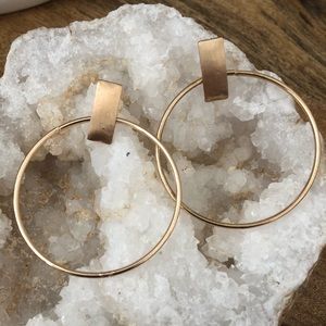 open mind | gold statement earrings | #12